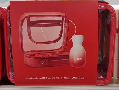 Set Perfume Como Tu Amor 100ml EDP + Neceser Rojo Regalo Nuevo