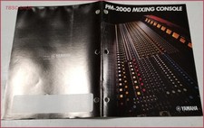 Yamaha PM2000 Professional Audio Mixing Console Sales Brochure and Spec Sheet