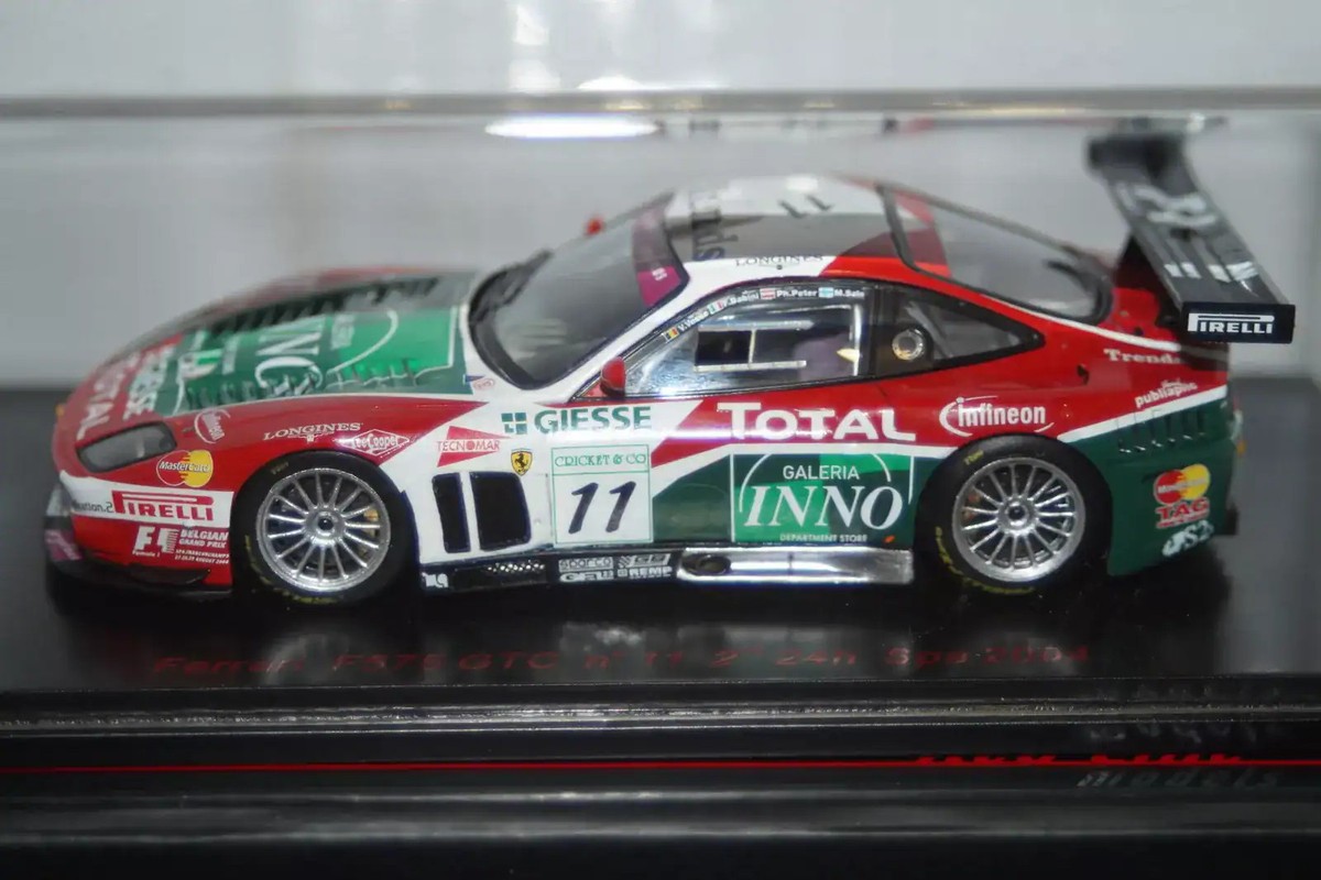 Ferrari 575 GTC N°11 Giesse Racing - Spa 2004 - Miniature Red Line 1/43 - Occasion