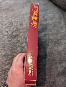 Burgertime Intellivision (1982) In Box w/Overlays, Manual, & Cartridge! Tested!