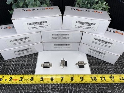 90 QTY! BULK LOT- DB9 Male Crimp Pin Type Connector 13-DB9M-10PK  NEW