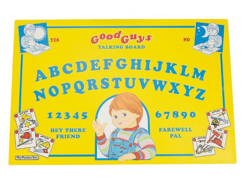 Childs Play 2 Good Guys Talking Board Ouija Chucky Halloween Trick