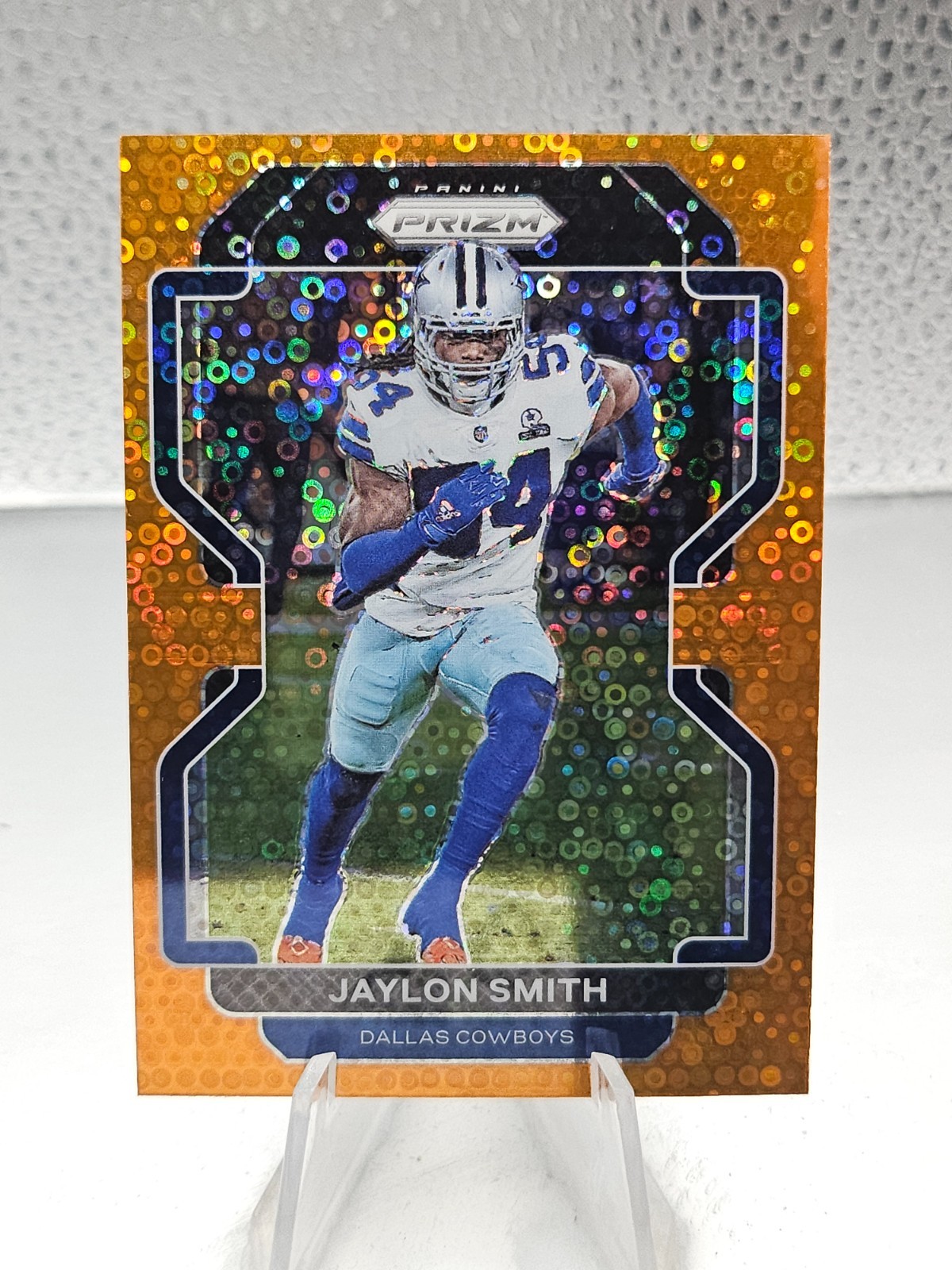 2021 Panini Prizm Orange Disco #245 Jaylon Smith