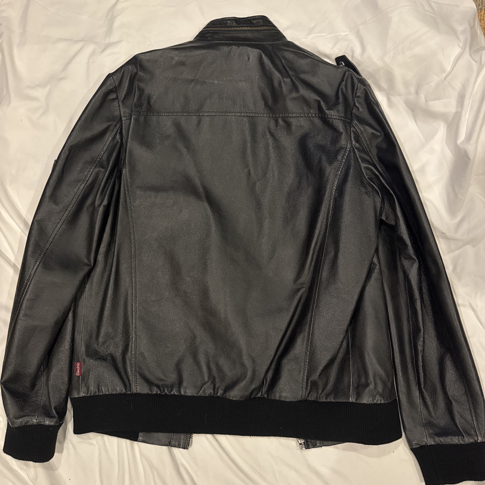 Electric Visual Evolution Leather Jacket Coat Bla… - image 6