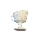 Vintage Indiana Colony Harvest White Milk Glass Creamer 1960-1970 Mid Century
