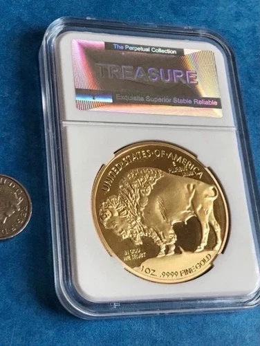 Limited Edition 2024 Non-Currency Coin Liberty Indian Commemorative plated Gold