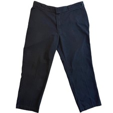 Dickies 874 Original Fit Flex Mens Navy Blue Work Pants 38x31 Straight Leg