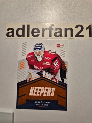 DEL 25-26 2025-2026 KEEPERS Janne Juvonen Kölner Haie