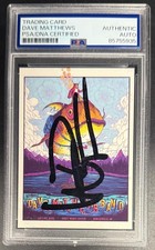 Dave Matthews Signed Autograph Original PSA/DNA COA Ruoff Ticket Trading Card C