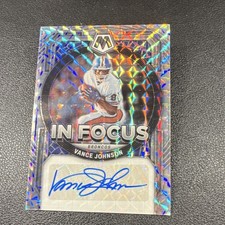 2023 Panini Mosaic In Focus Vance Johnson A uto  #IF-VJ