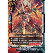 Buddyfight TCG card Foil D-BT03/0078EN Foil/U Successor Dragon, Gaia Link Annihi