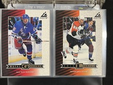 1997-98 Zenith 5x7 Hockey Complete UNCUT Set (80) w/Base Zenith Set (100)
