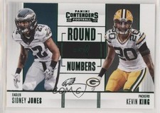2017 Panini Contenders Round Numbers Emerald Sidney Jones Kevin King #RN-8 0vk6