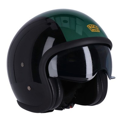 Roeg Sundown Helm - Grün / Schwarz