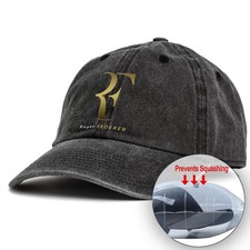 Cappello da baseball vintage lavato Roger Federer unisex papà regolabile