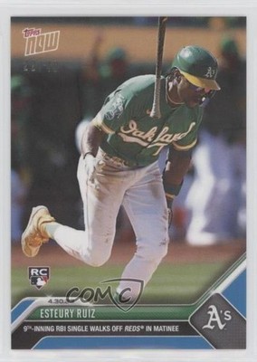 2023 Topps Now Blue 22/49 Esteury Ruiz #211 Rookie RC 1c7