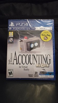 Accounting+ Plus (Rick & Morty)  PS4 VR- Brand New- Sealed