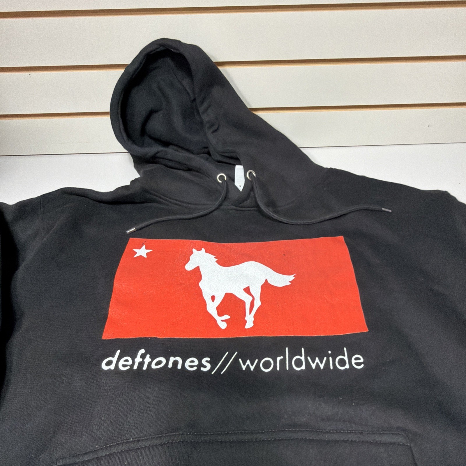 White Pony Worldwide Pullover Hoodie XL Lane Seven L/7 Tag Soft Fleece
