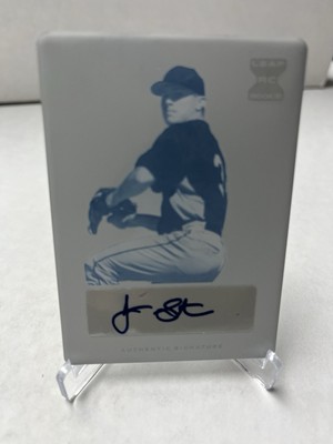 2020 Leaf Trinity Jonathan Stiever 1/1 Printing Plate