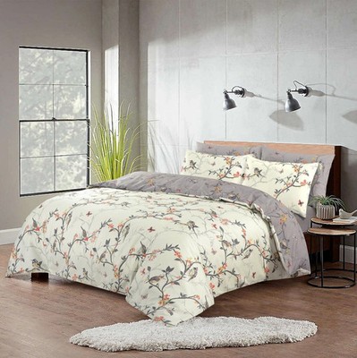 Luxus Bedruckter Bettbezug 100 % Weiche Faser Doppel King Size Bettwäsche Set