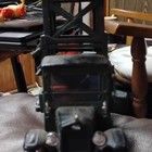 Green Diecast Military Truck with Tall Lattice Tower/Platform Model — photo 2