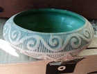Vintage 1920s Red Wing Stoneware Bowl 7 In  Brush Ware