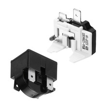 PTC Refrigerator Starter Relay 12 Ohm 3 Pin and 1/3HP Freezer Overload
