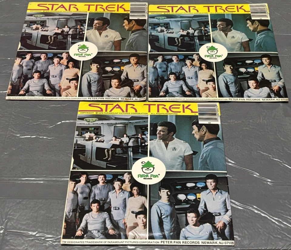 Star Trek: Children's Stories 7” Vinyl EP Record Lot - Vintage Set of 3 - EX Foto 2 de 4