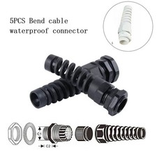 Cable Glands Waterproof IP67 Black Or White Easy To Tighten PG7/PG9 M16/PG11