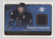 2002-03 Pacific Quest for the Cup Authentic Game-Worn Jerseys Markus Naslund 0c4