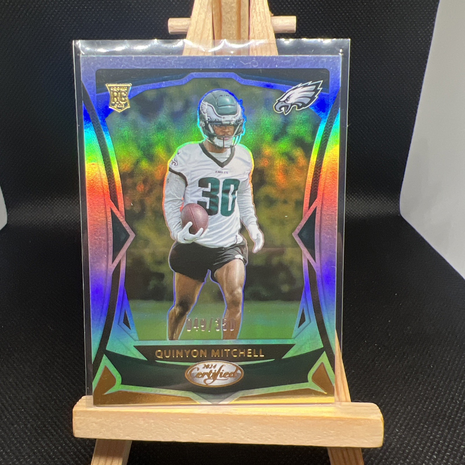 QUINYON MITCHELL 2024 Certified Mirror  /350 #116 Rookie Card RC Eagles