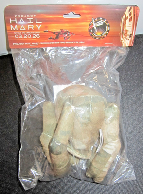 #ad #ad Project Hail Mary Shoulder Buddy Rocky Plush Sci Fi Collectible New Sealed $39.99