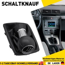 SCHALTKNAUF SCHALTSACK FÜR AUDI A4 8E B6 B7 00-08 S-LINE SCHWARZ DESIGN 5 GANG