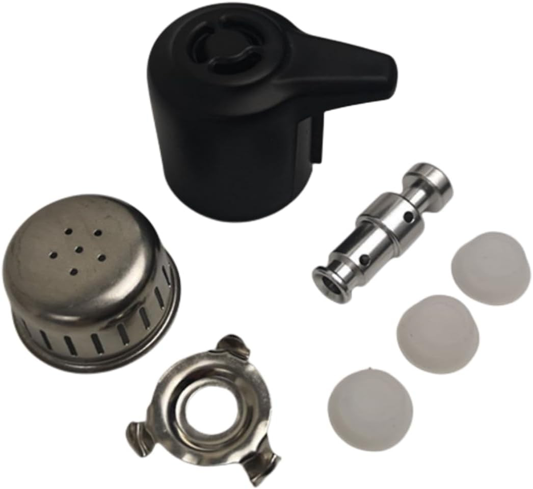 Steam Release Handle with 3 Black Float Valve Replacement Parts-image