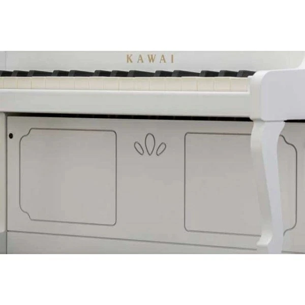 KAWAI 1152 Mini Piano de Juguete Vertical 32 Teclas Madera Niños Blanco Bater...