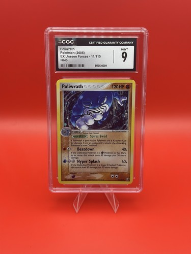 Poliwrath graded CGC 9 for sale on eBay