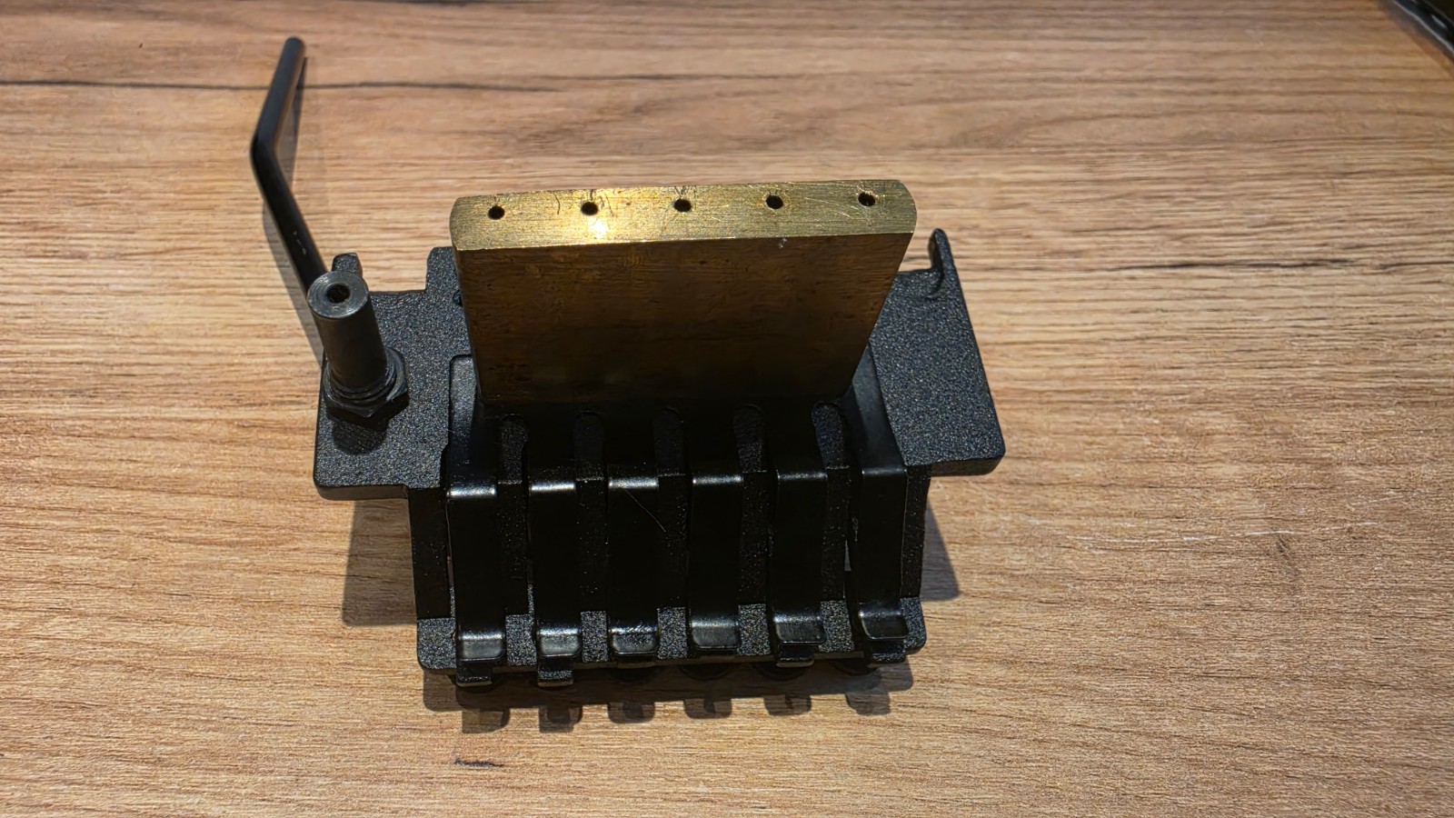 Rare 7.25" Radius Locking Tremolo Bridge + Locking Nut 3