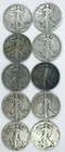 MIXED DATE WALKING LIBERTY HALF DOLLAR LOT! 10 TOTAL COINS! STUNNING! NR #P2167