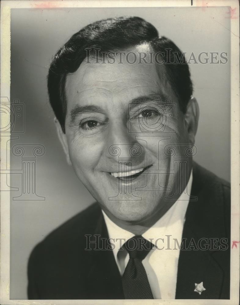 1968 Press Photo Entertainer Danny Thomas, of 