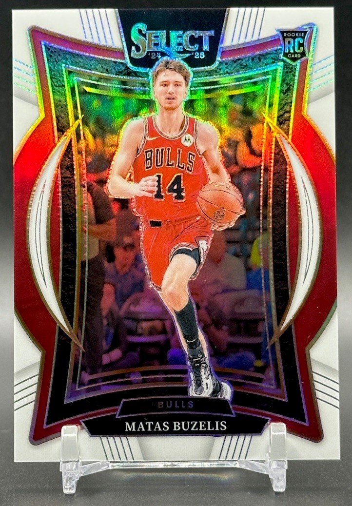 2024-25 Panini Select MATAS BUZELIS CONCOURSE WHITE PRIZM (RC) /149 - Bulls #70