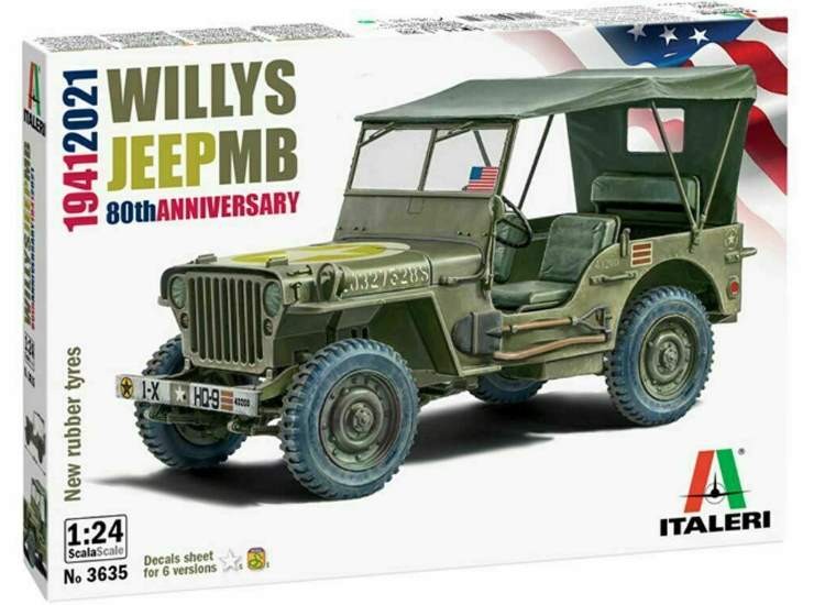 Italeri 3635 1/24 Willys Jeep MB