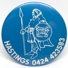 Vintage Shear Barn Holiday Park Hastings Anstecknadel Abzeichen Resort Touring Souvenir