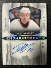 24-25 The Cup Hockey Enshrinements Legend Auto E-HE Dany Heatley #/99