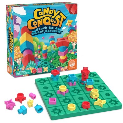 Candy Conquest Family Board Game - Twist on Traditional in-a-Row Classic Boar...
