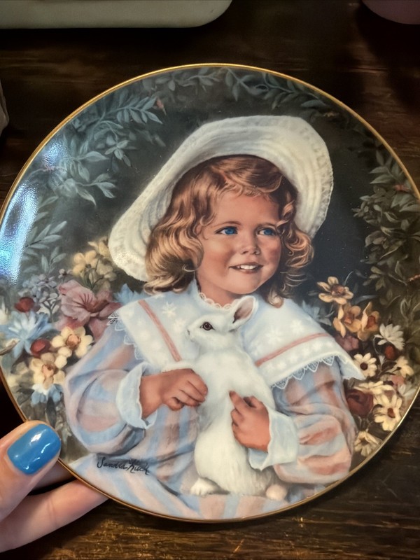 1990 The Reco Collection Plate “Easter Morning” April By Sandra Kuck
