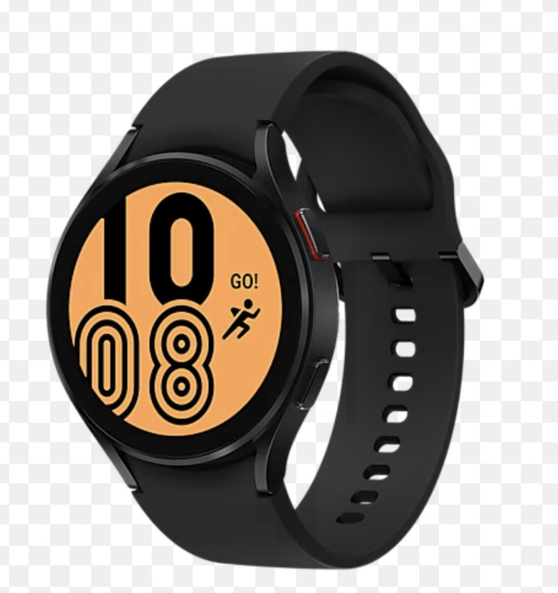 Galaxy - 新品 Galaxy watch4 44mm 黒色 Samsung Galaxy Watch 4 44mm Black Case with Black Silicone Strap