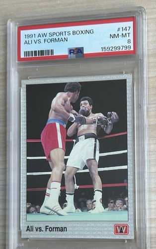 PSA 8 - 1991 AW Sports All World Ali Foreman