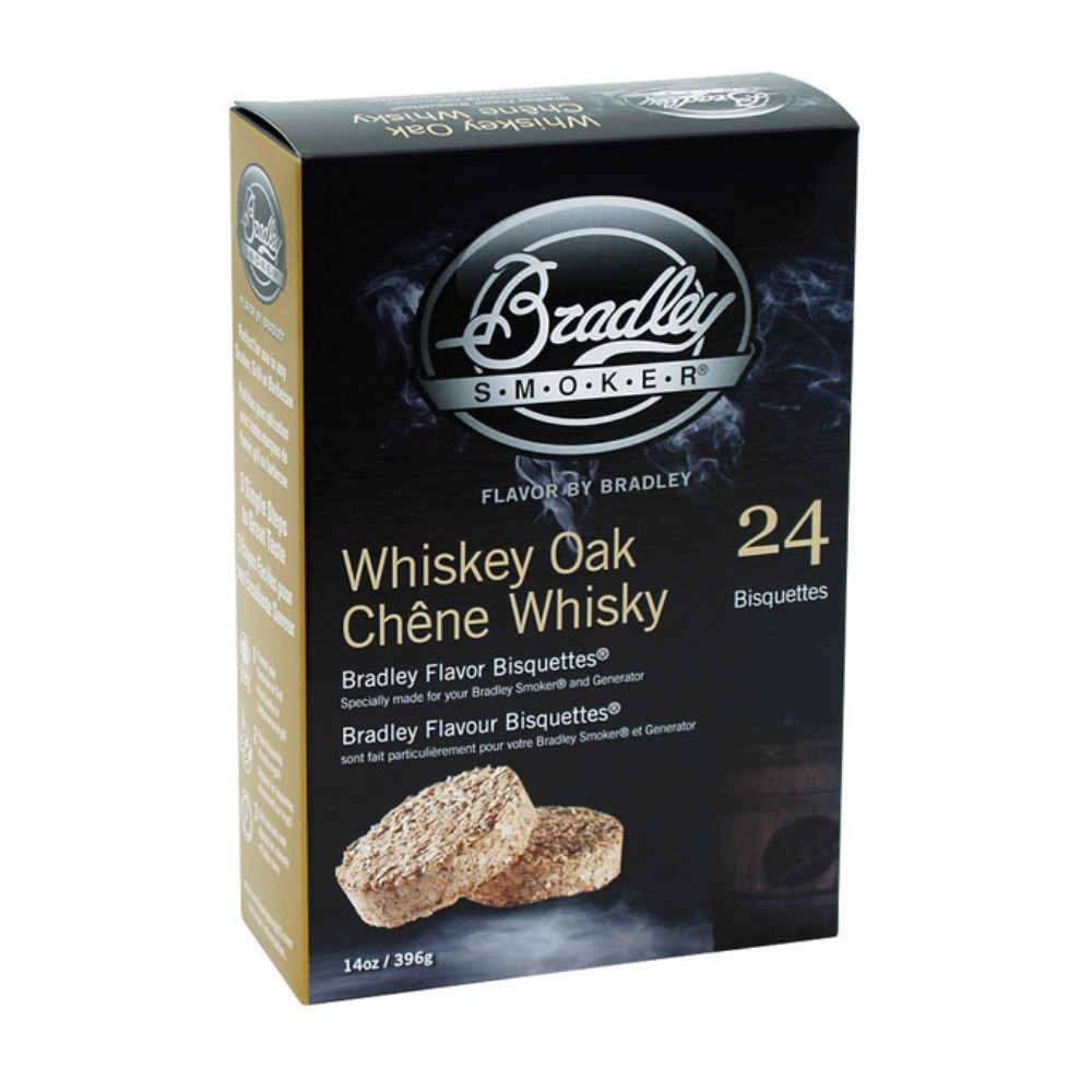 Bradley Smoker BTWOSE24 Flavored Whiskey Oak All Natural Woo