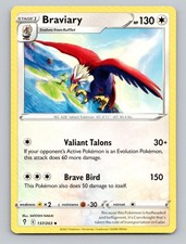 Braviary #137/203 Uncommon SWSH07: Evolving Skies Pokemon