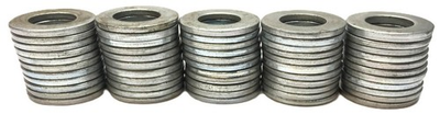 #ad #ad Unbranded 1.47quot; O.D x 0.80quot; I.D x 0.12quot; Thk Steel Washer Lot of 55 NOS $25.95